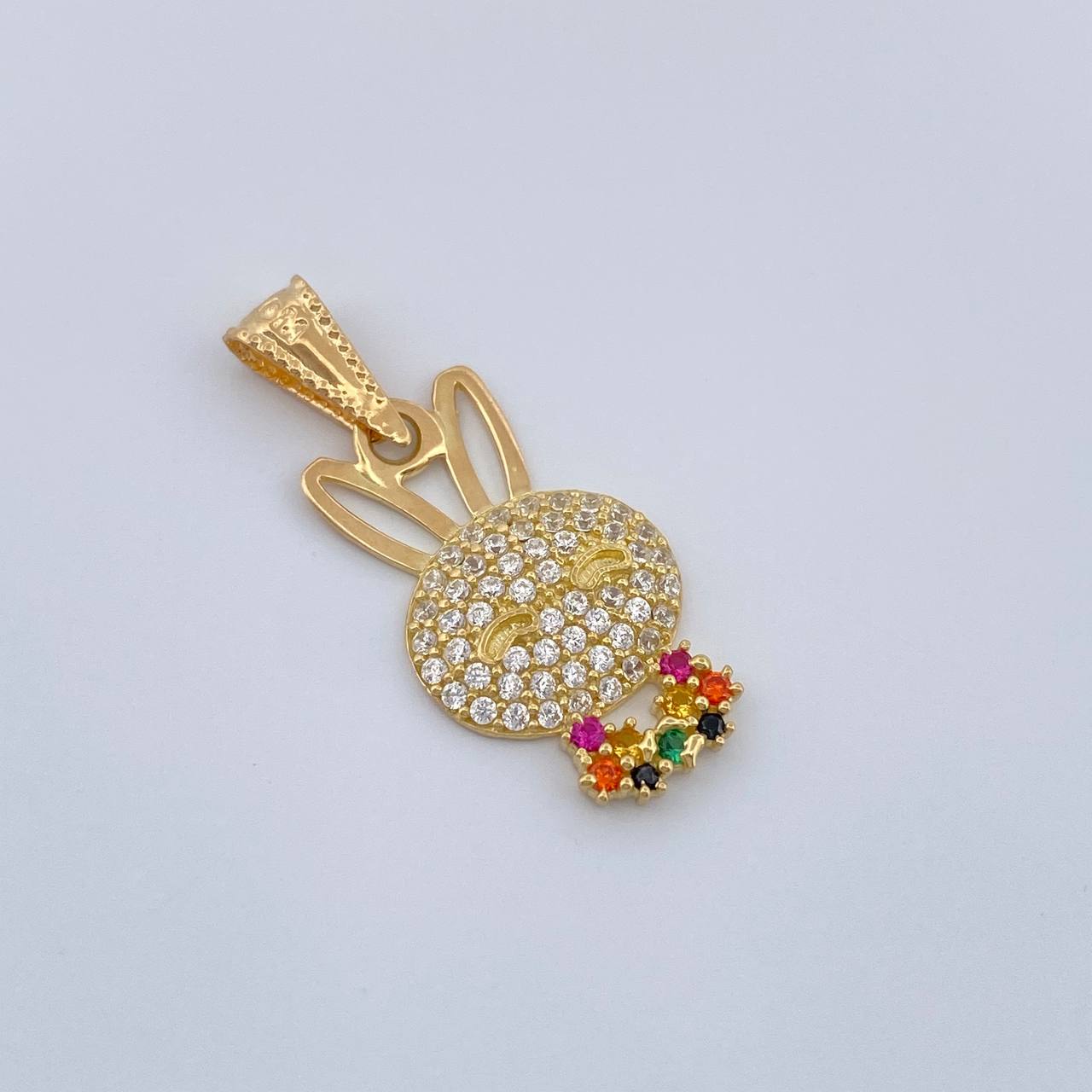 Dije Rostro Conejo 1.4gr / 1 in / Oro Amarillo 18K %
