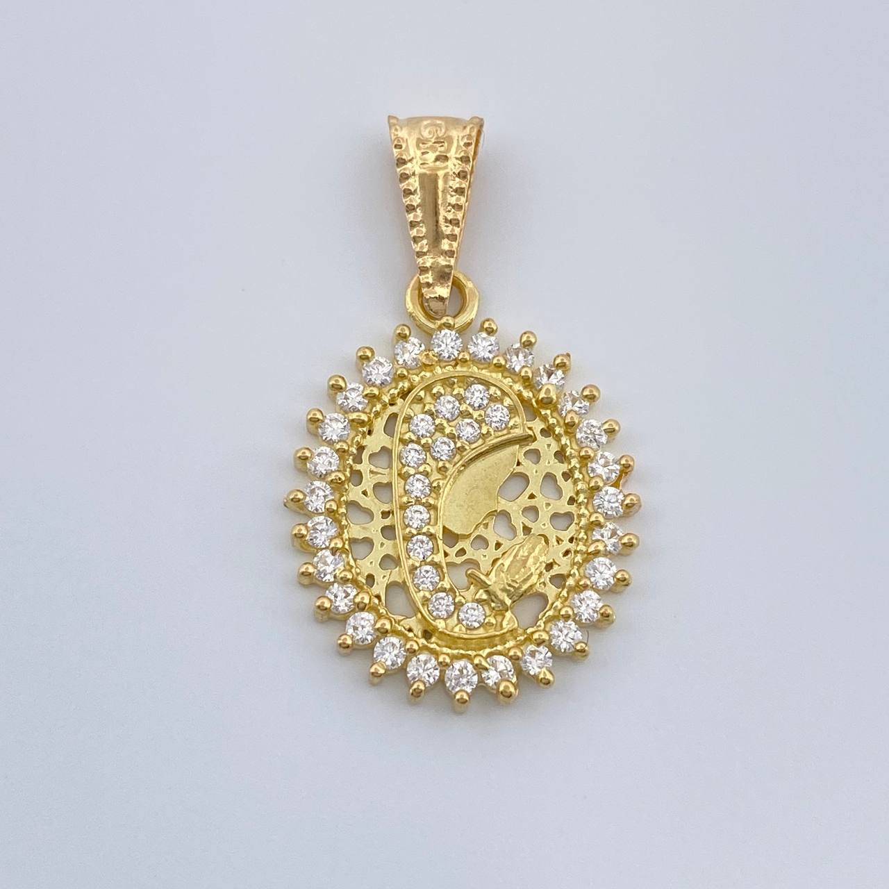 Dije Virgen Maria 1.6gr / 1 in / Oro Amarillo 18K %