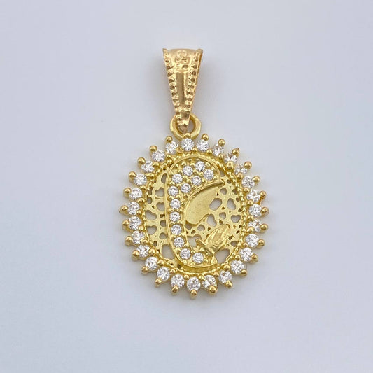 Dije Virgen Maria 1.6gr / 1 in / Oro Amarillo 18K %