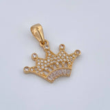 Dije Corona 1.85gr / 3/4 in / Oro Amarillo 18K %