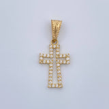 Dije Cruz 0.65gr / 1 in / Oro Amarillo 18K %