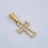 Dije Cruz 0.65gr / 1 in / Oro Amarillo 18K %