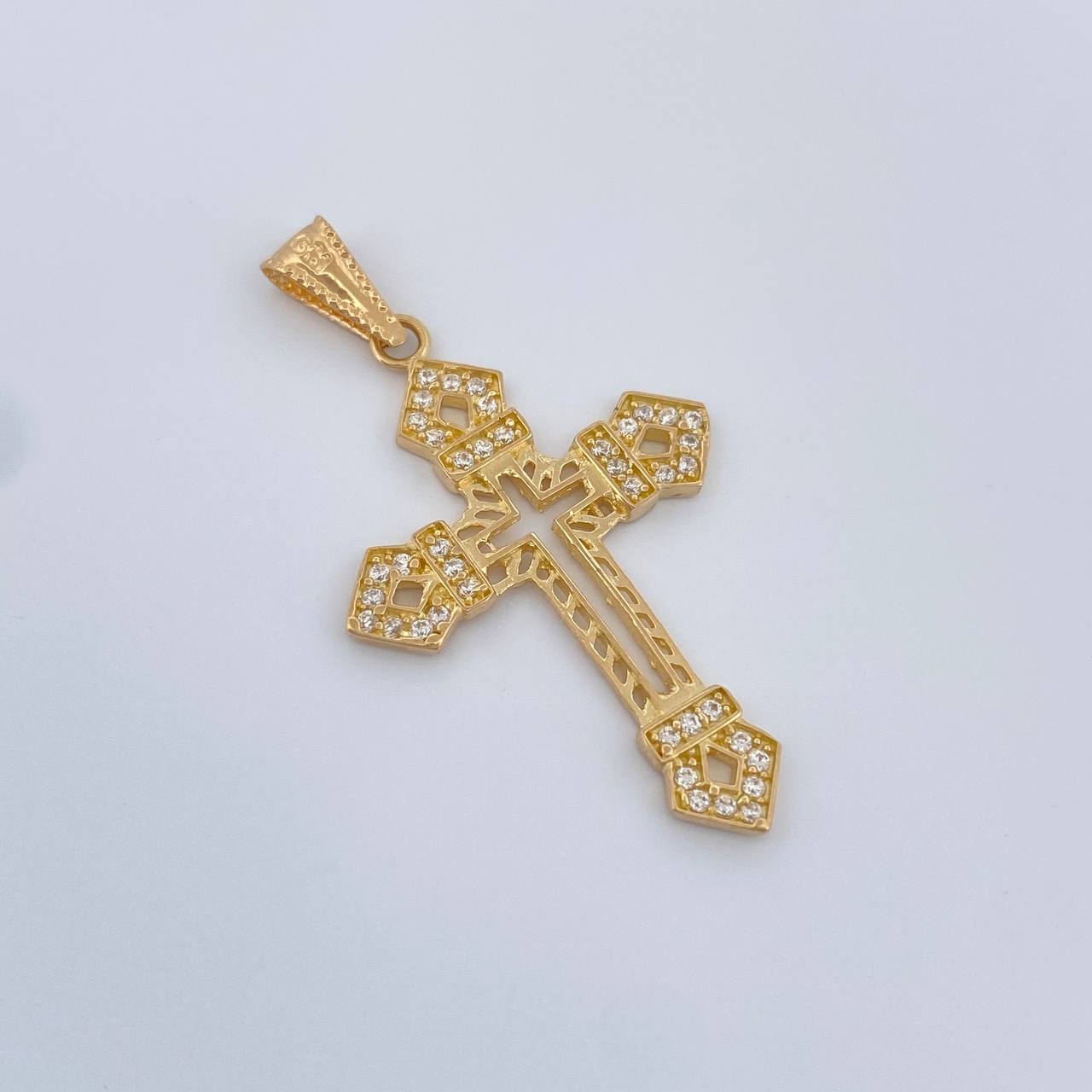 Dije Cruz 2gr / 1 1/2 in / Oro Amarillo 18K %