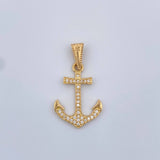 Dije Ancla 1.05gr / 1 in / Oro Amarillo 18K %