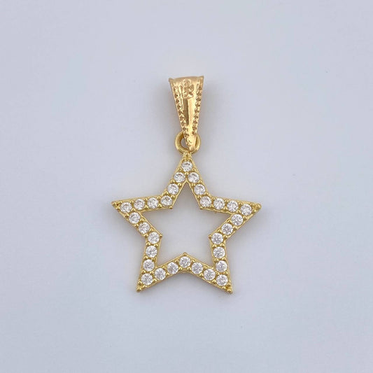 Dije Silueta Estrella 0.95gr / 1 in / Oro Amarillo 18K %
