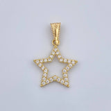 Dije Silueta Estrella 0.95gr / 1 in / Oro Amarillo 18K %