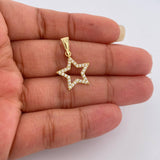 Dije Silueta Estrella 0.95gr / 1 in / Oro Amarillo 18K %