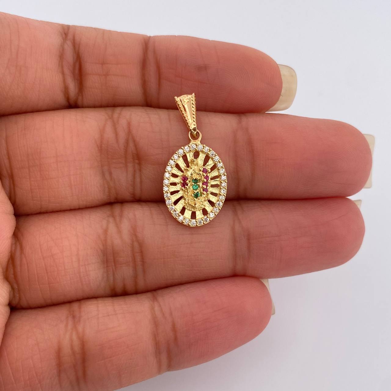 Dije Virgen Guadalupe 1.5gr / 1 in / Oro Amarillo 18K %