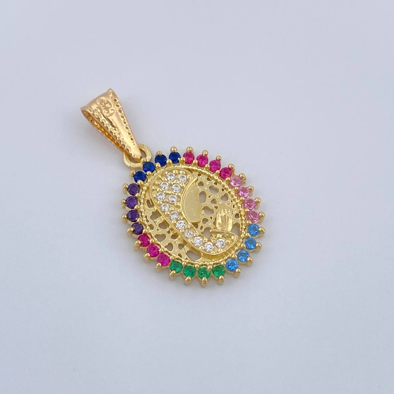 Dije Virgen Maria 1.7gr / 1 in / Oro Amarillo 18K %