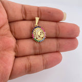 Dije Virgen Maria 1.7gr / 1 in / Oro Amarillo 18K %