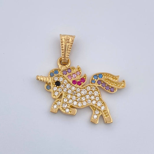 Dije Unicornio 2.5gr / 1 in / Oro Amarillo 18K %