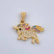 Dije Unicornio 2.45gr / 1 in / Oro Amarillo 18K %