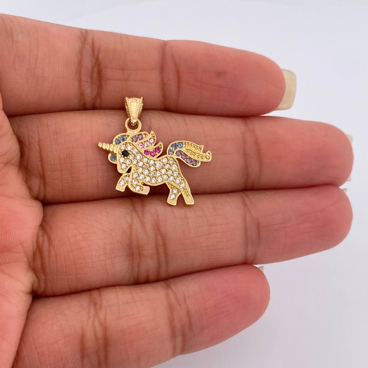 Dije Unicornio 2.5gr / 1 in / Oro Amarillo 18K %