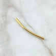 Herraje Cilindro 0.6gr / 4cm / Liso Oro Amarillo 18K *