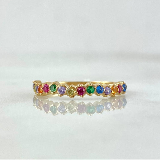 Anillo Churumbela Curvo 1.2gr / T6 1/4 / Oro Amarillo 18K !