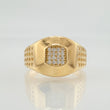 Anillo Ojo de Oro 4.85gr / T10 3/4 / Oro Amarillo 18K