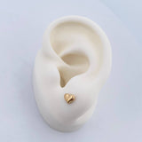 Topos Corazon 0.5gr /  Oro Amarillo 18K &