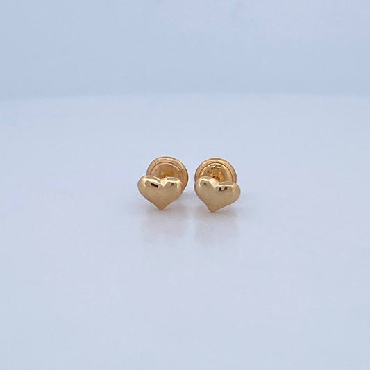Topos Corazon 0.5gr /  Oro Amarillo 18K &