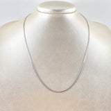 Cadena China 3.9gr / 45cm / 1.5mm Oro Blanco +0 18K ©