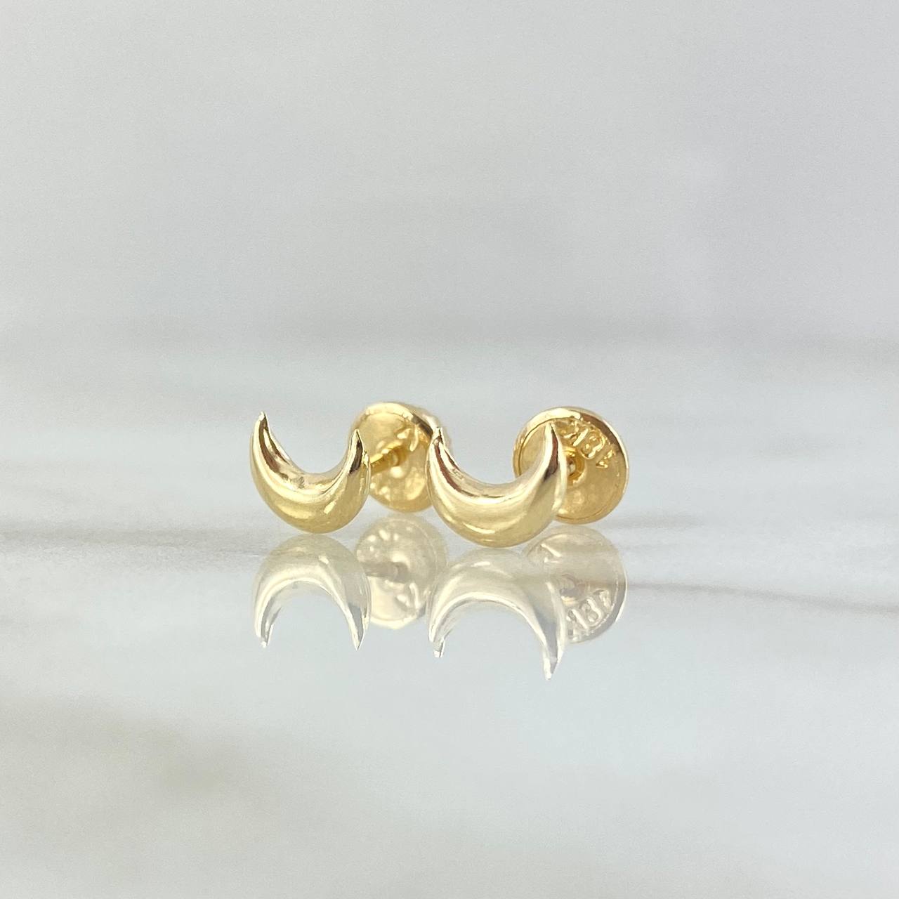Stud Earrings Footprints 0.75gr / 18K Gold