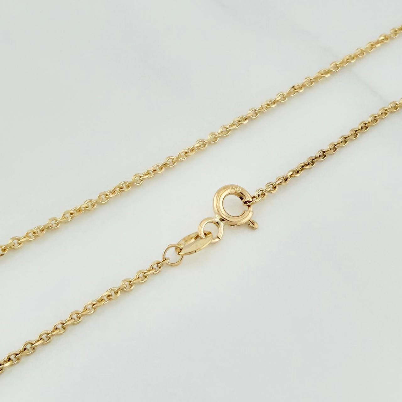 Cadena Aro Seguido 3.75 g / 20 1/4 in / 0.5 mm Oro Amarillo 18K
