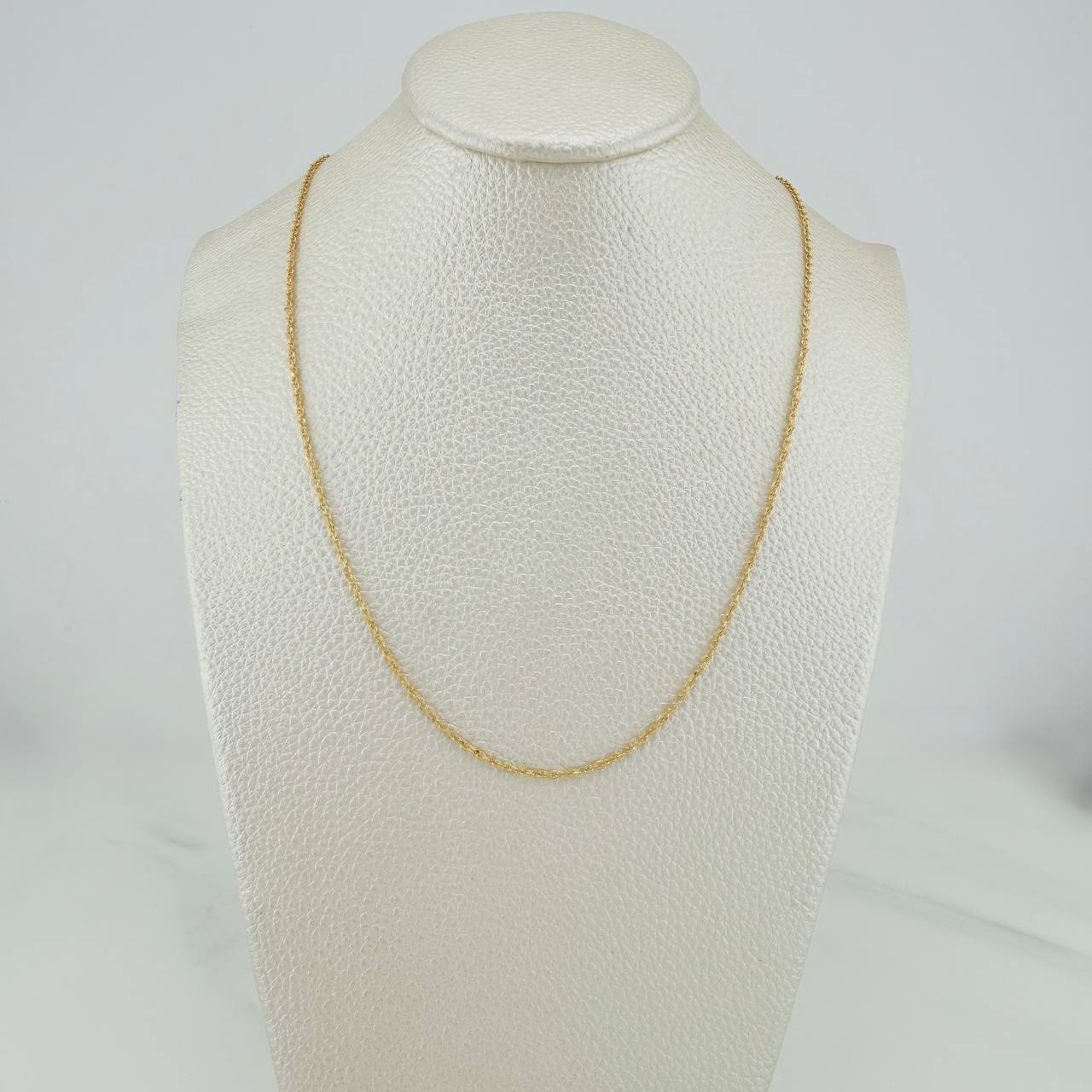 Cadena Aro Seguido 3.75 g / 20 1/4 in / 0.5 mm Oro Amarillo 18K