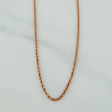 Cadena Lazo 4.1 g / 20 in / 1.4 mm Oro Rosa 18K