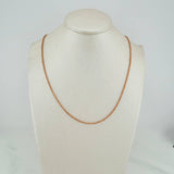 Cadena Lazo 4.1 g / 20 in / 1.4 mm Oro Rosa 18K