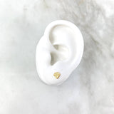 Stud Earrings Diamonds 0.8gr / 6mm Yellow Gold