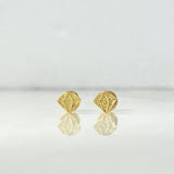 Stud Earrings Diamonds 0.8gr / 6mm Yellow Gold