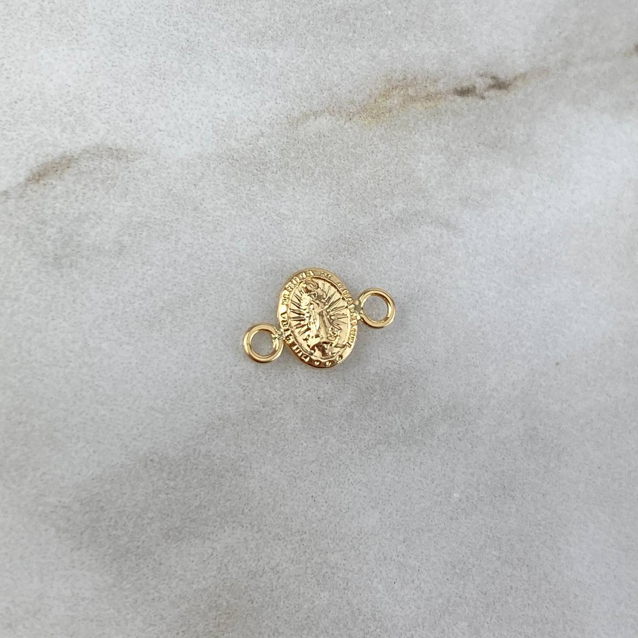 Virgin Guadalupe Charm 0.2gr / 1/2in / Yellow Gold
