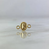 Virgin Guadalupe Charm 0.2gr / 1/2in / Yellow Gold