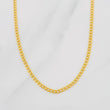 Cadena Cubana 2.15g / 20 in / 2mm Oro Amarillo 18K