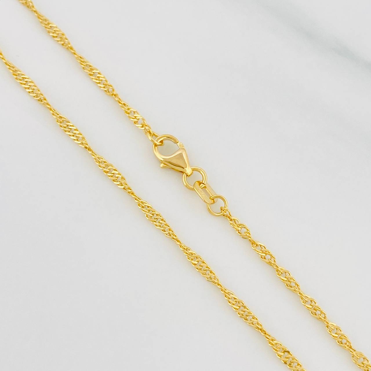 Cadena Singapur 1.65g / 20 in / 1.6mm Oro Amarillo 18K