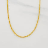 Cadena Franco 2.75g / 24 in / 1.5mm Oro Amarillo 18K
