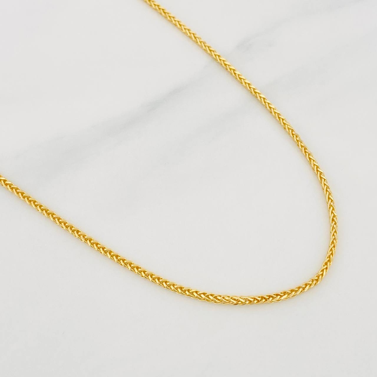 Cadena Franco 2.75g / 24 in / 1.5mm Oro Amarillo 18K