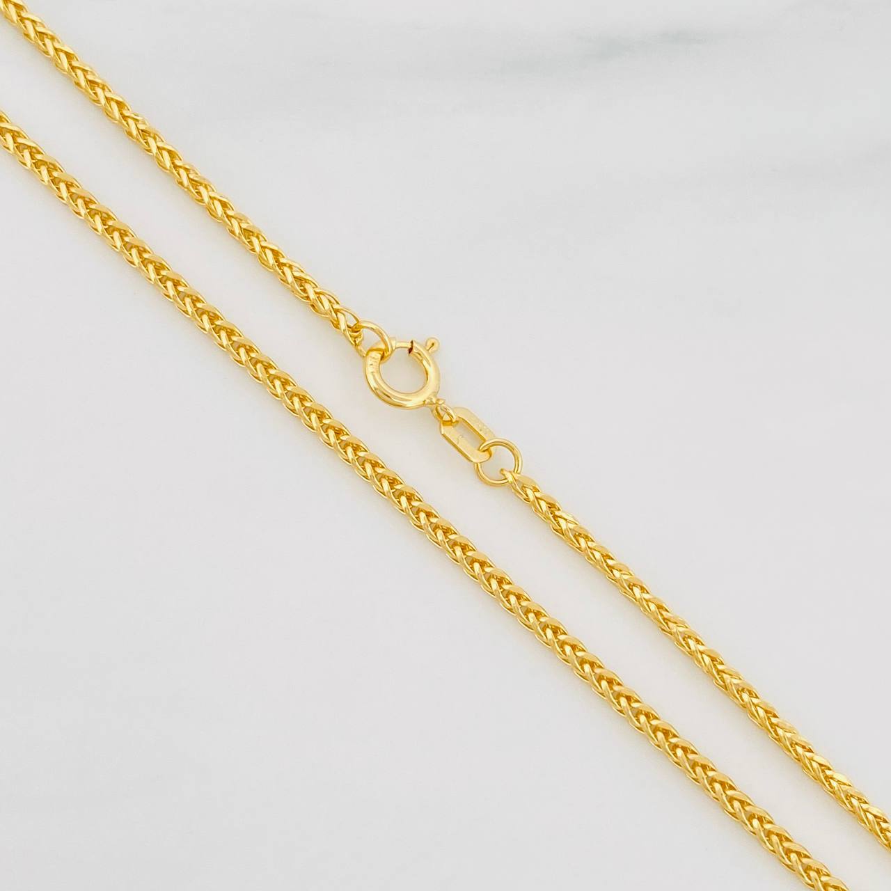 Cadena Franco 2.75g / 24 in / 1.5mm Oro Amarillo 18K