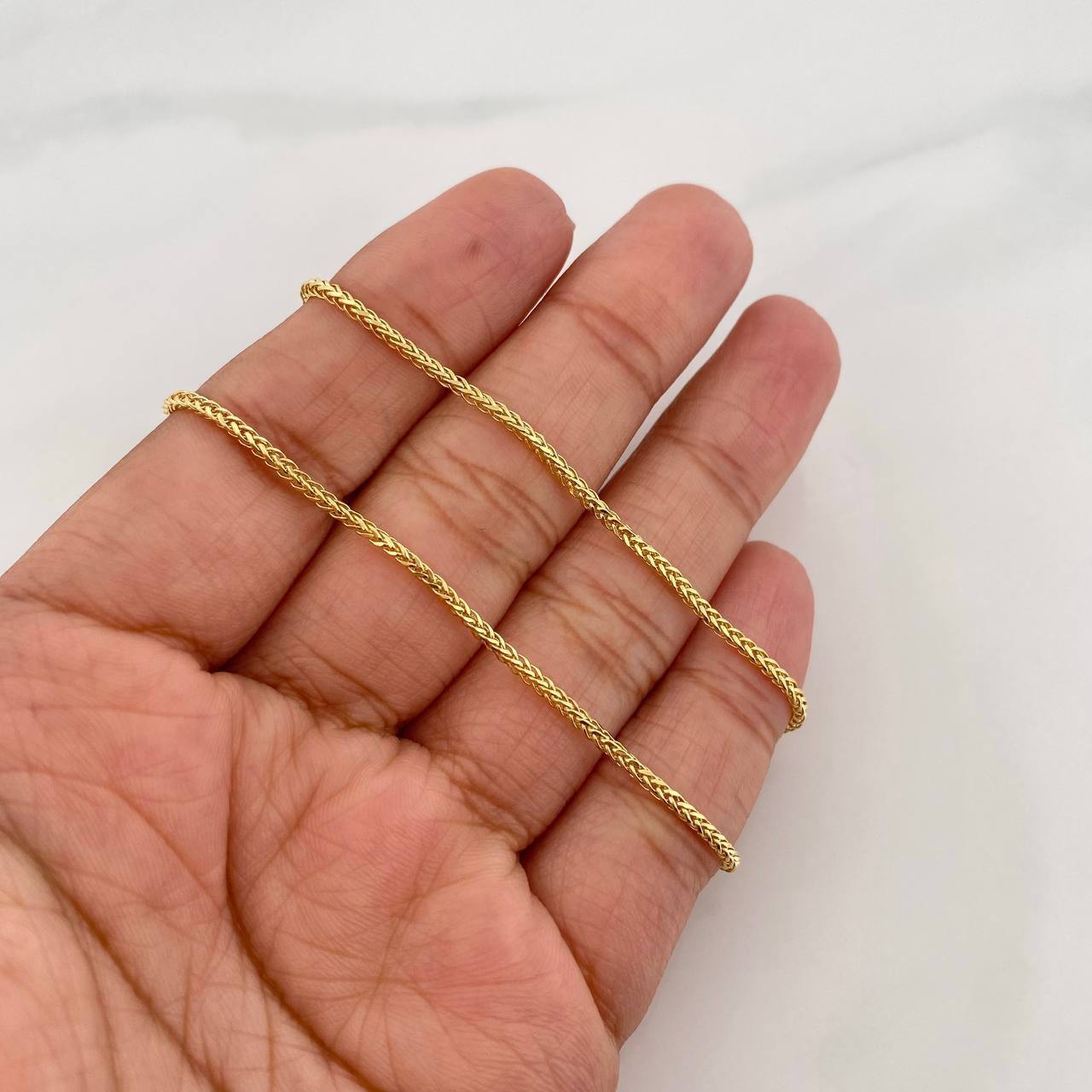 Cadena Franco 2.75g / 24 in / 1.5mm Oro Amarillo 18K