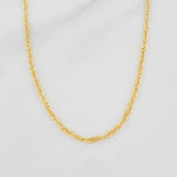 Cadena Singapur 0.95g / 18 in / 1.67mm Oro Amarillo 18K