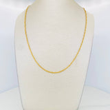 Cadena Singapur 0.95g / 18 in / 1.6mm Oro Amarillo 18K