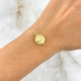 Herraje San Benito 0.85gr / 3/4 in / Oro Amarillo 18K