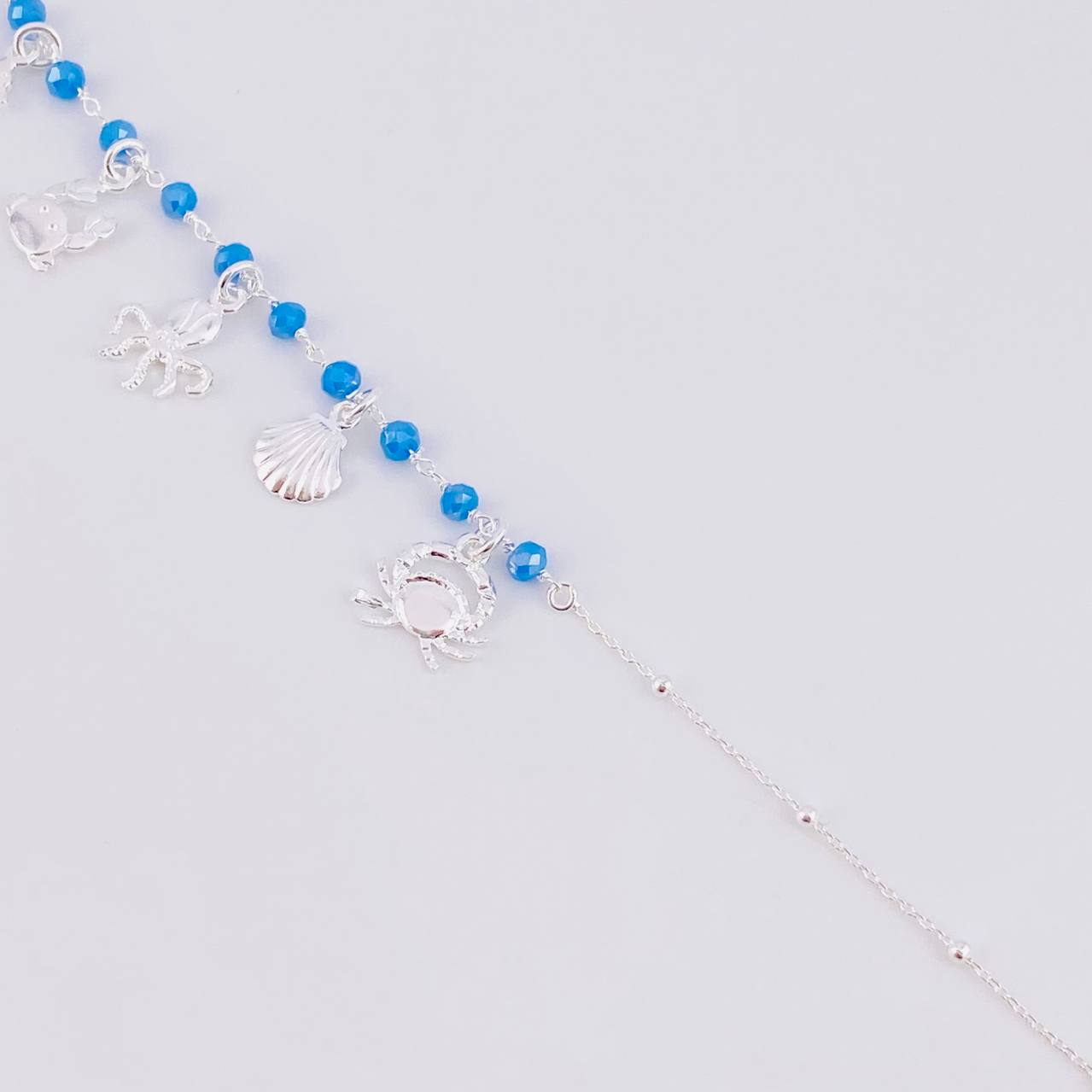 Classic Link Chain Pendants Marine Charm 8.2g / 18 in / 1.8mm Silver 925