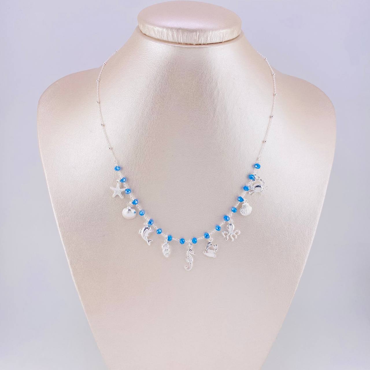 Classic Link Chain Pendants Marine Charm 8.25g / 18 in / 1.8mm Silver 925