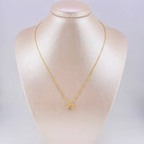 Classic Link Chain Circular Halo 3.2g / 18 in / 1.2mm Silver Vermeil 925