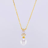 Classic Link Chain Snowflake 2.35g / 18 in / 1.1mm Vermeil Silver 925