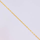 Classic Link Chain Circle 2.5g / 18 in / 1.1mm Vermeil Silver 925