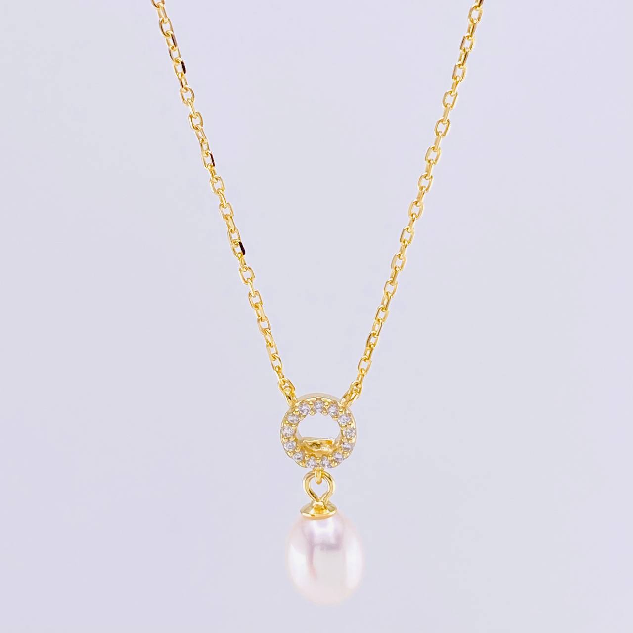Classic Link Chain Circle 2.5g / 18 in / 1.1mm Vermeil Silver 925