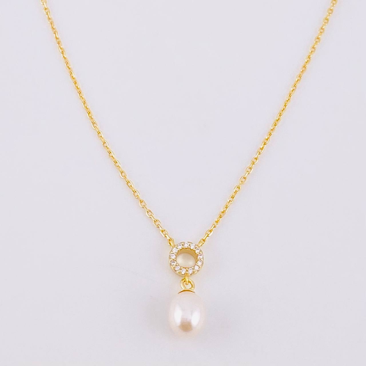 Classic Link Chain Circle 2.45g / 18 in / 1.1mm Vermeil Silver 925