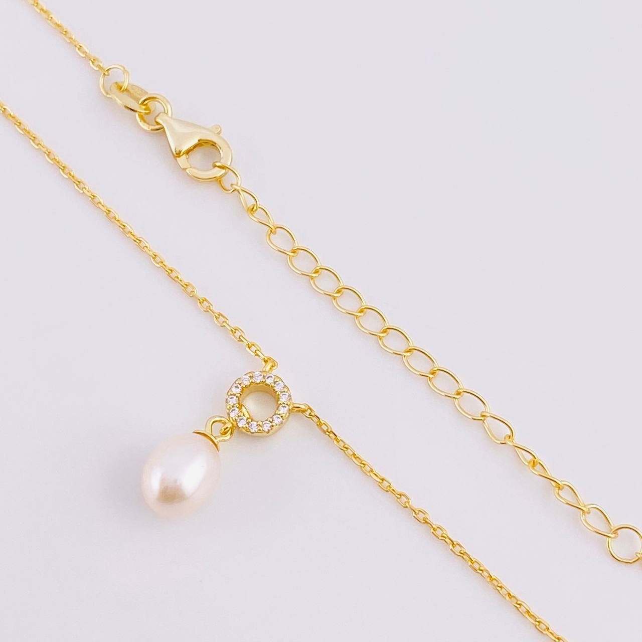 Classic Link Chain Circle 2.45g / 18 in / 1.1mm Vermeil Silver 925