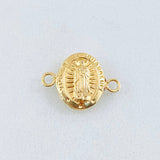Herraje Virgen Guadalupe Ovalo 0.35gr / 1/2 in / Oro Amarillo 18K ©